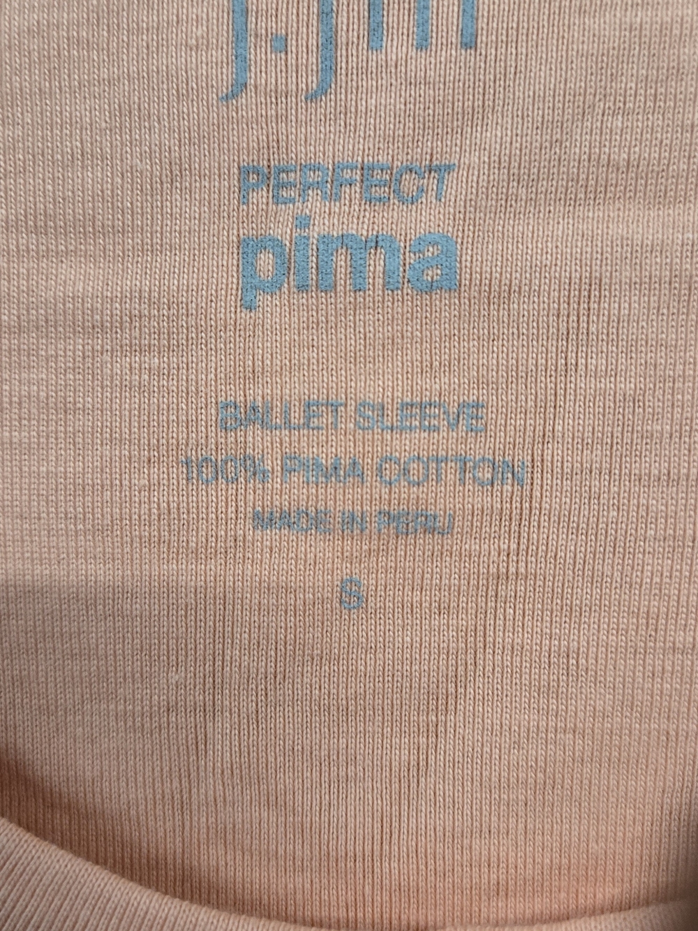 (3) J. Jill Scoop Neck Pima Cotton Ballet Sleeve Shirts Grapefruit-sunshine-oliv - Picture 5 of 10
